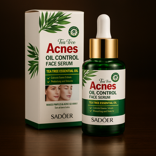 SADOER Facial Serum with TEA TREE ESSENTIAL OIL ANTI-ACNE 30ml