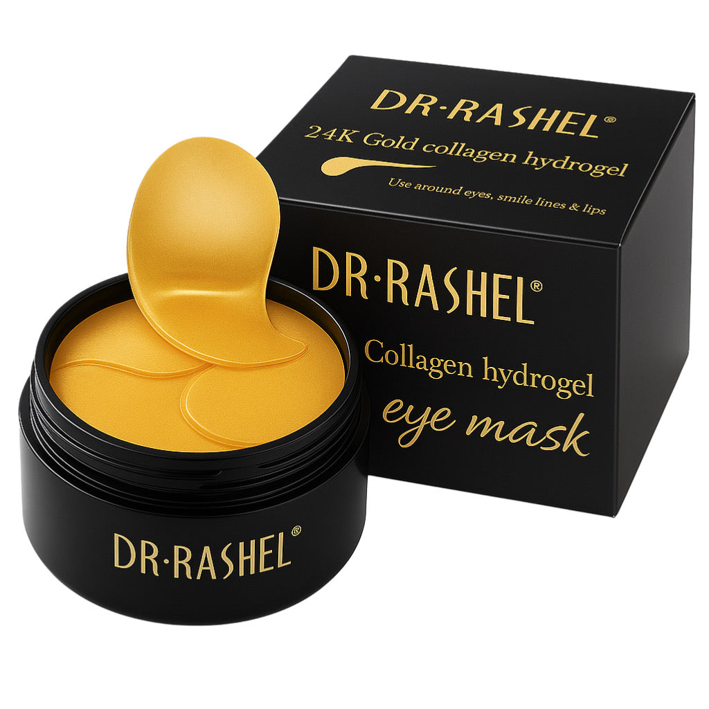 Plasuri hidrogel pentru ochi Dr. Rashel 24K Gold Collagen