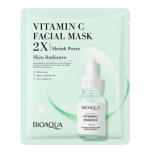 BIOAQUA mask with pore tightening and skin brightening effect