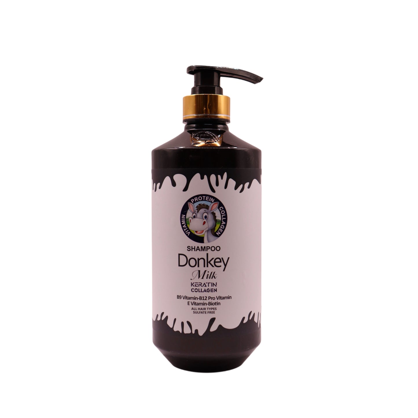 Șampon DONKEY cu lapte de măgăriță Keratina și Colagen 1000ml