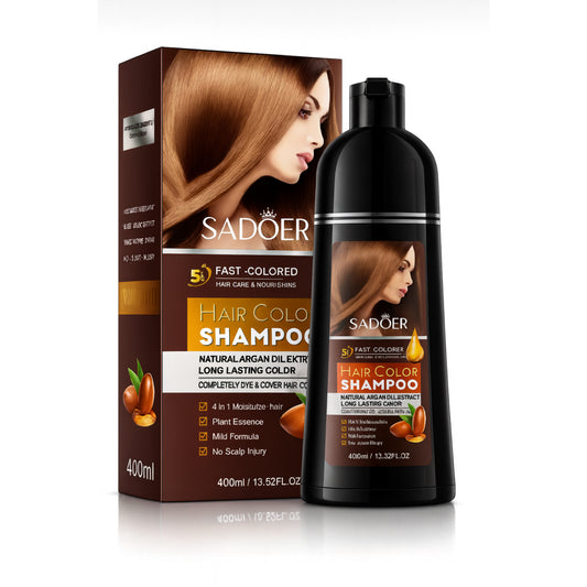 Sadoer – Brown non-toning shampoo with argan oil 400 ml
