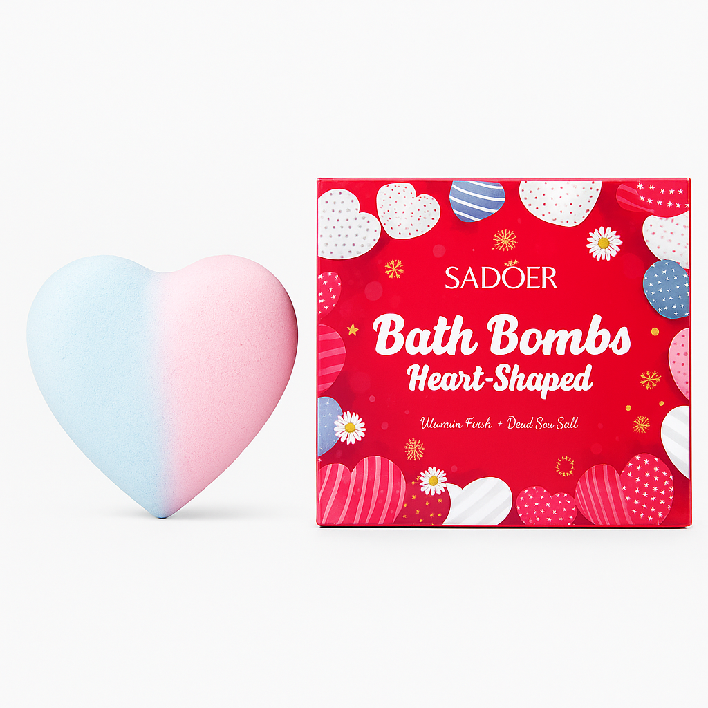 SADOER Bath Bomb Heart Shaped 💖