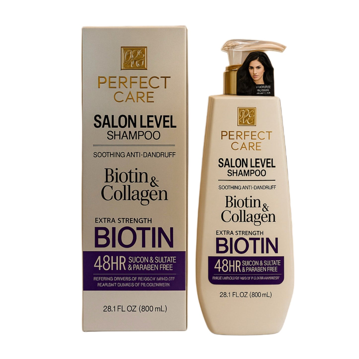 Sampon Professional Perfect Care cu Biotina si Colagen Fruit of The Wokali