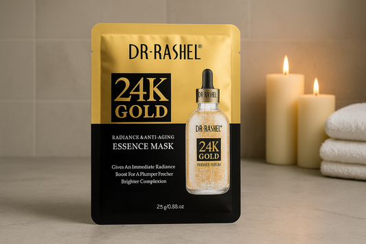 Dr. Rashel gold leaf facial mask