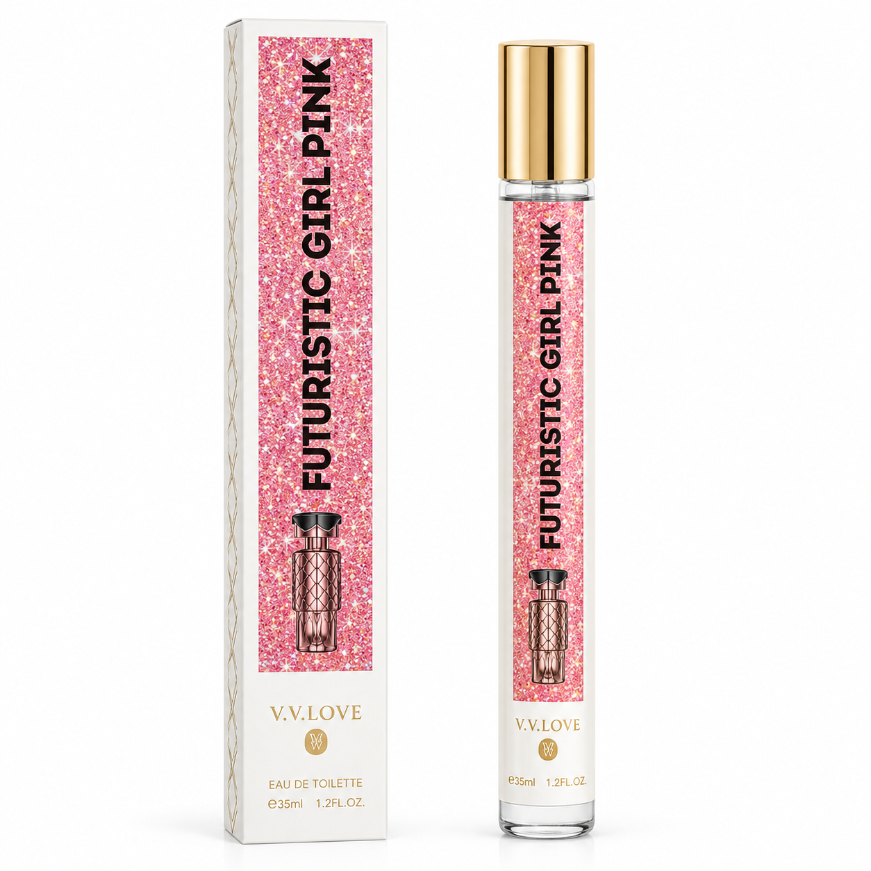 V.V. Love Parfum Futuristic Girl Pink (Parfum pentru Femei) 35 ml VL9054-143