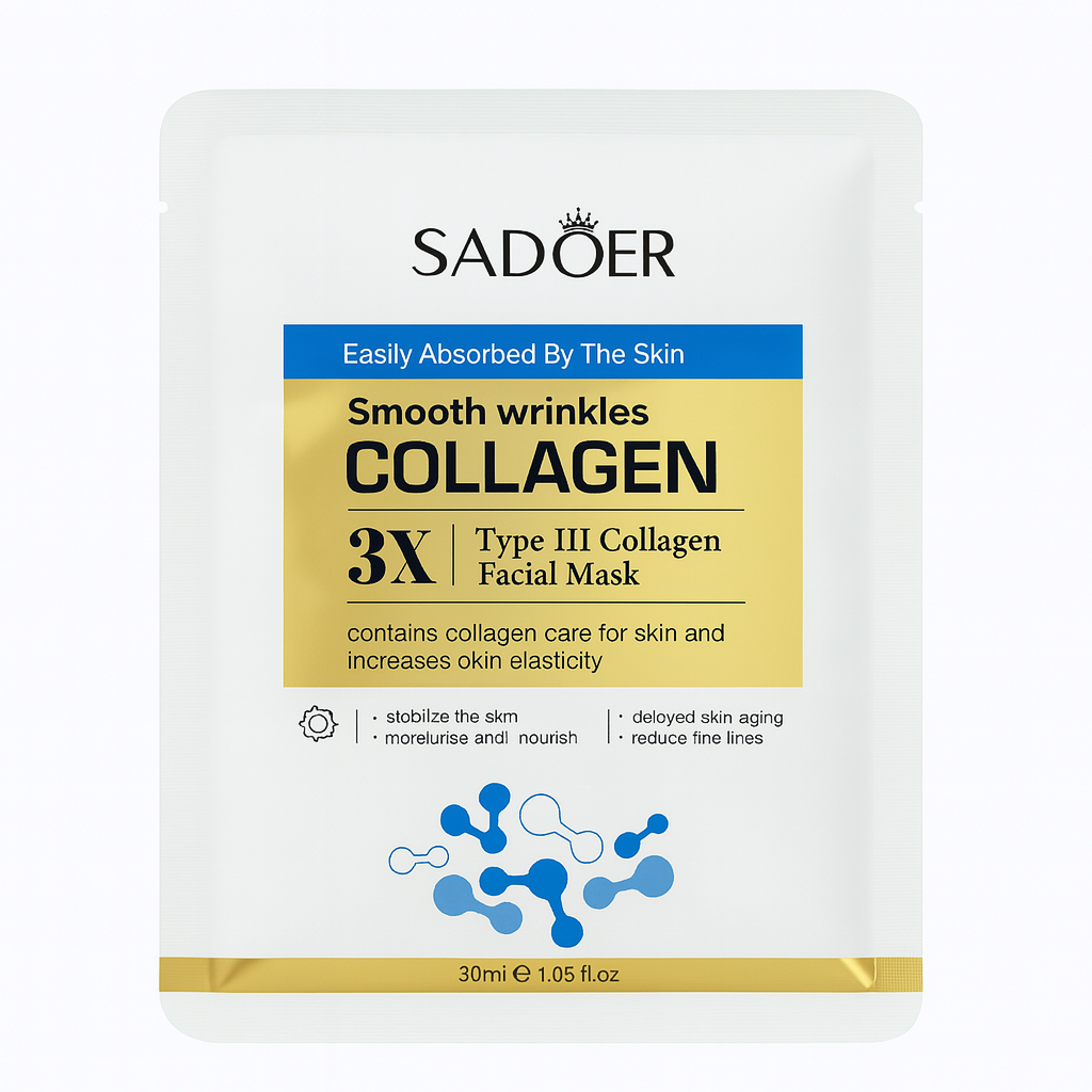 Masca facială SADOER Collagen 3X cu colagen