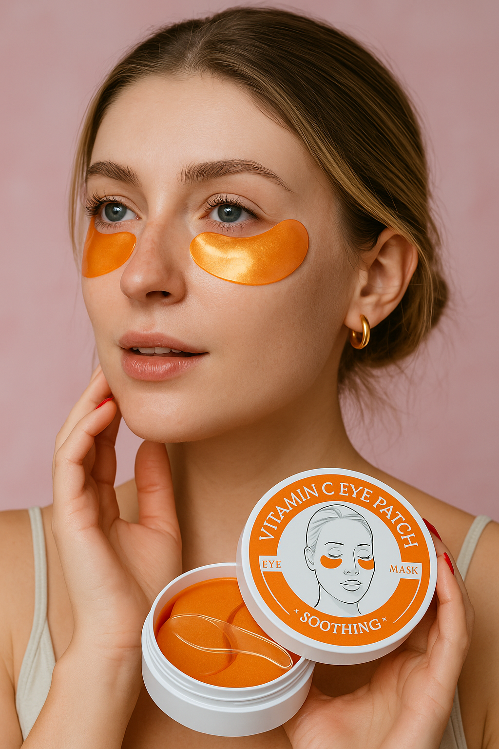 Plasturi pentru ochi cu hidrogel, VITAMINA C, 60 buc