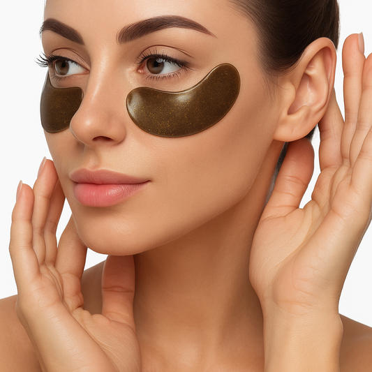 Gold Black Pearl hydrogel eye mask, with concealer, lifting and anti-wrinkle effect, Dr. Rashel