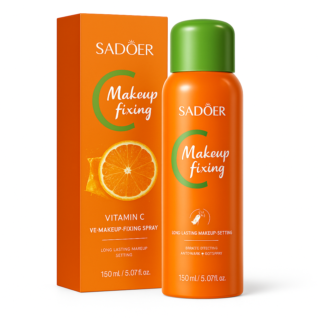 SADOER Makeup Fixing Spray with Vitamin C – 150 ml