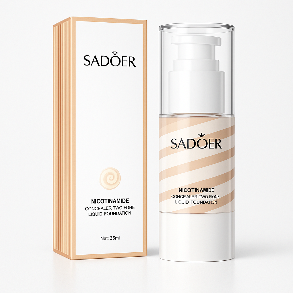 Sadoer Foundation with Niacinamide Natural Color 35 ml