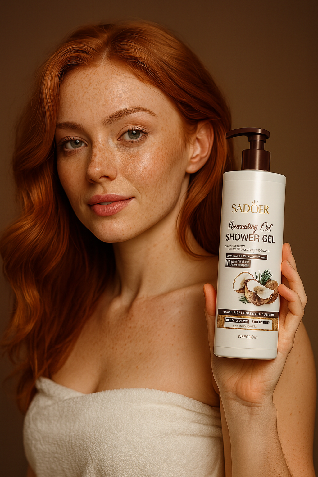 Gel de duș cu ulei de cocos Sadoer 500 ml