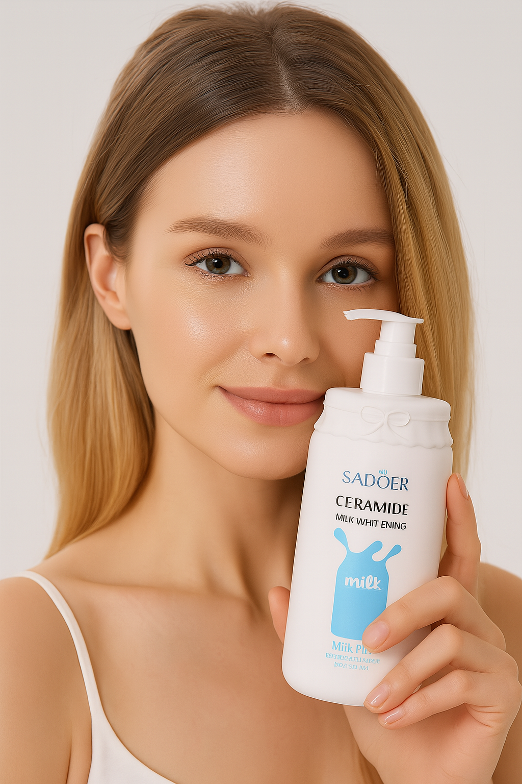 Gel de duș cu extract de lapte Sadoer 500 ml