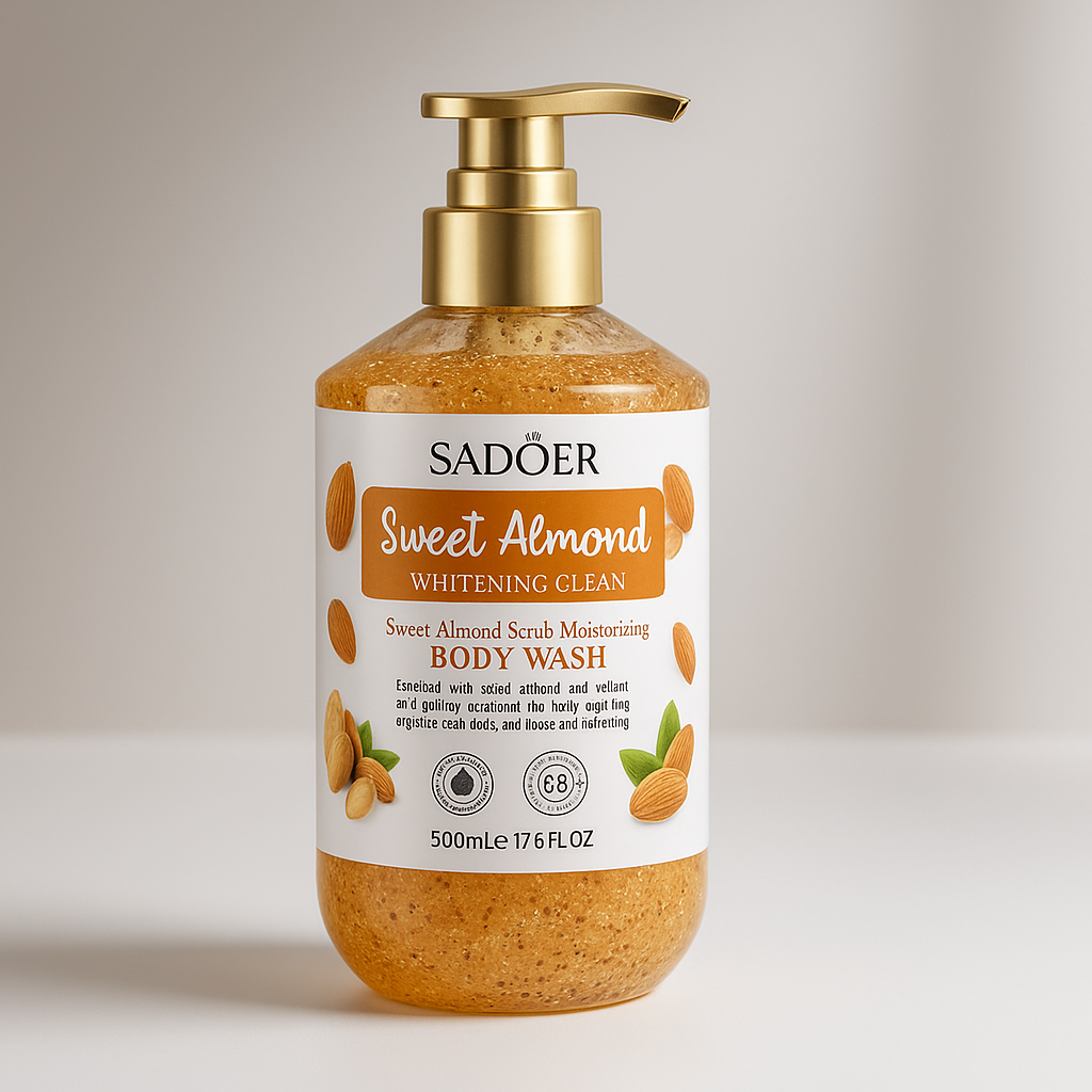 Gel de duș Sadoer cu extract de migdale dulci 500 ml