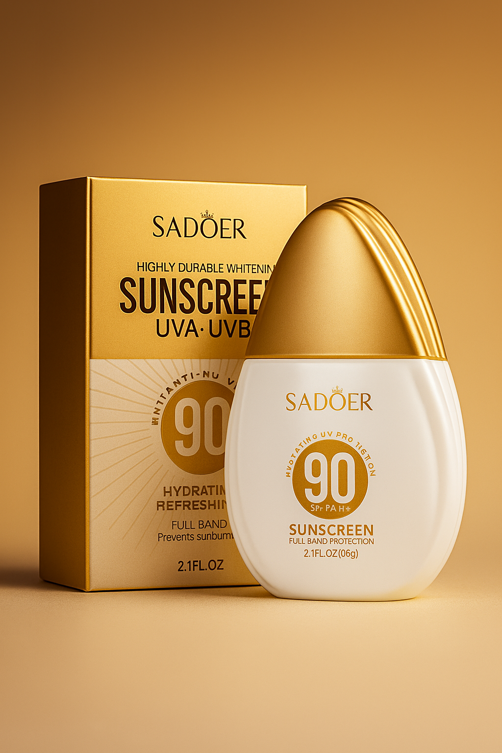 SADOER SPF 90+ cremă de protecție solară