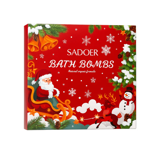 SADOER Effervescent Bath Bombs β Christmas Edition π