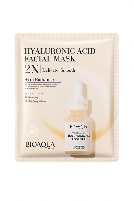 Bioaqua – 2x sheet mask with hyaluronic acid, 30 g
