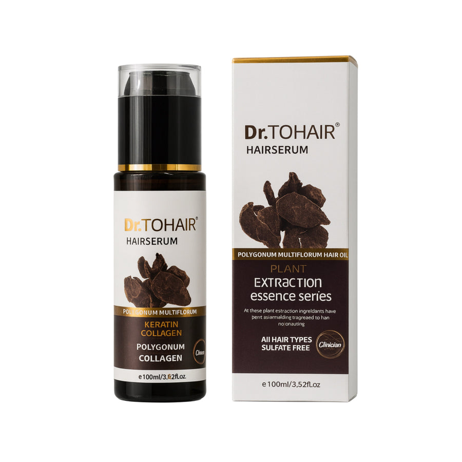 Ser /Ulei de păr Dr. TOHAIR Polygonum Multiflorum – Keratină & Colagen, 100 ml