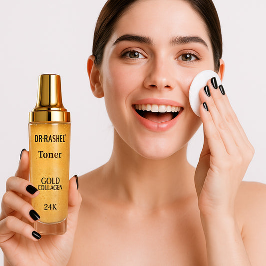 Illuminating toner with gold atoms and collagen, Dr Rashel, 120 ml