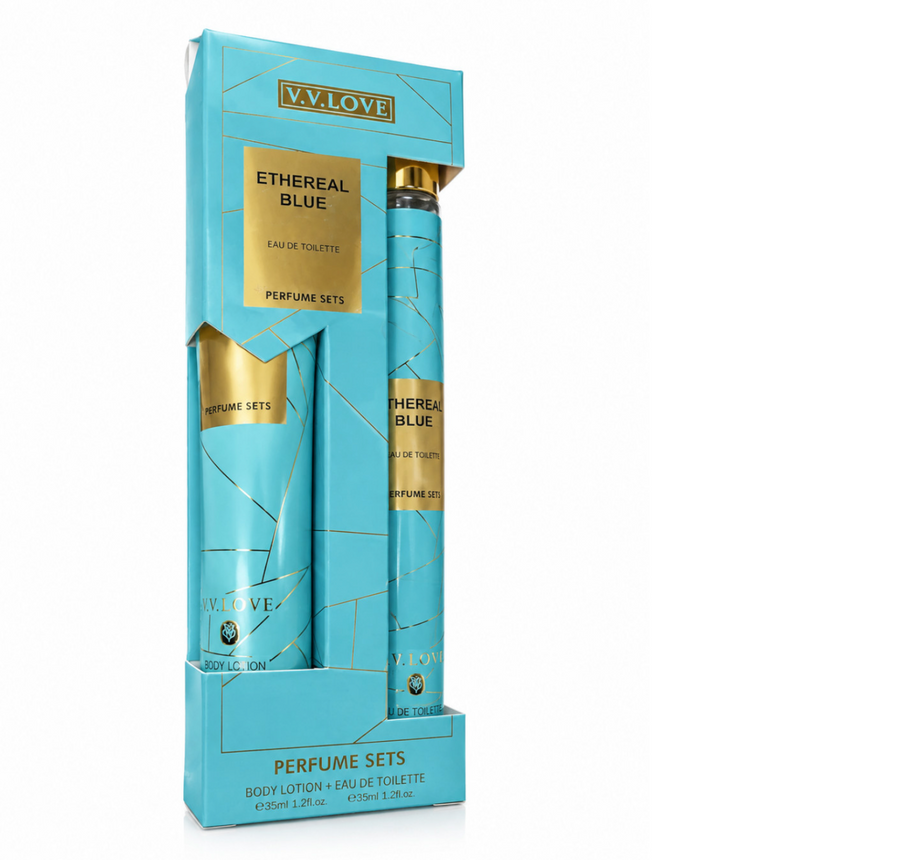 V.V. LOVE ETHEREAL BLUE SET CADOU – EAU DE TOILETTE 35 ML + LOȚIUNE DE CORP 35 ML