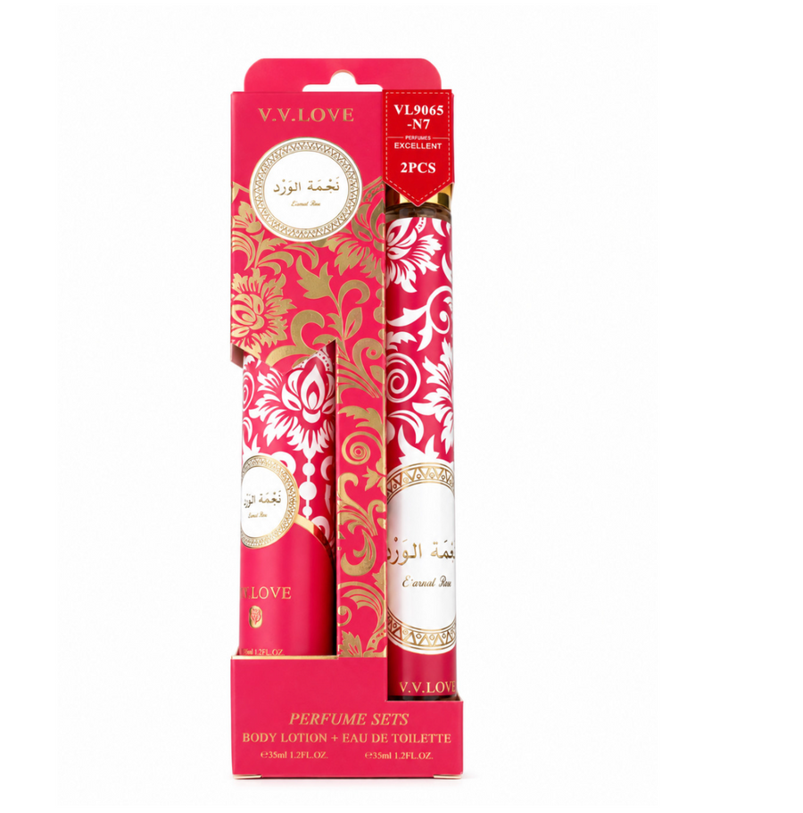 V.V. LOVE E’AMAL ROSE SET CADOU – EAU DE TOILETTE 35 ML + LOȚIUNE DE CORP 35 ML – VL9065-N7