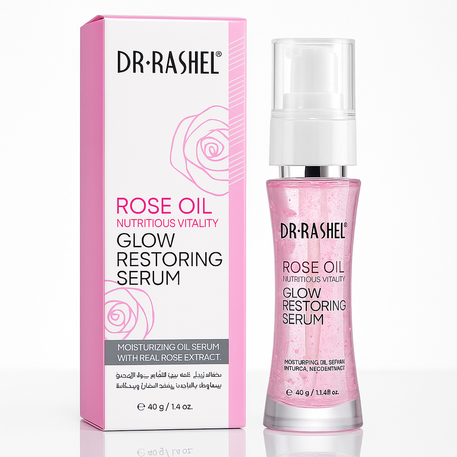 Dr. Rashel Ser hidratant cu Vitamina E și ulei de trandafir 40 ml DRL-1454