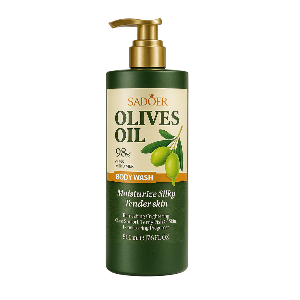 Gel de duș cu ulei de măsline Sadoer 500 ml