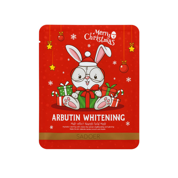 SADOER Világosító Arcmaszk Arbutinnal – Karácsonyi Kiadás 🎄✨