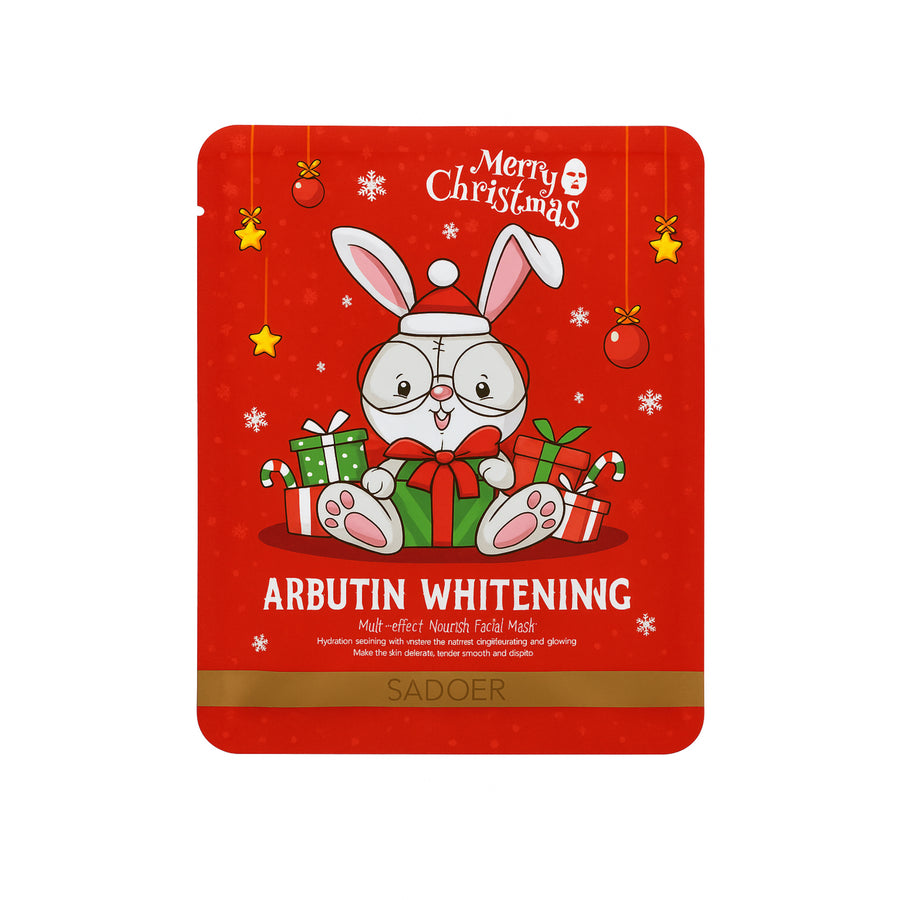 SADOER Világosító Arcmaszk Arbutinnal – Karácsonyi Kiadás 🎄✨