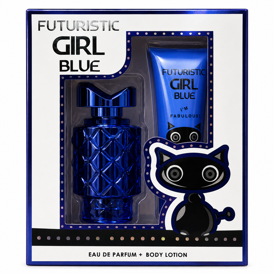 FUTURISTIC GIRL BLUE SET CADOU – EAU DE PARFUM + LOȚIUNE DE CORP