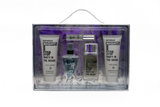V.V. Love Saturday Night cosmetic gift set with shower gel, aftershave, perfume, and spray