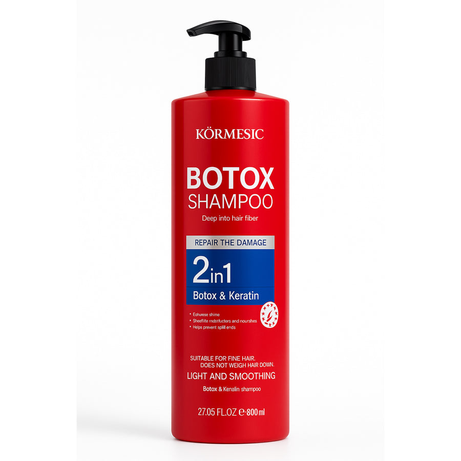 KÖRMESIC Botox Sampon 2 az 1-ben – Botox és Keratin 800 ml