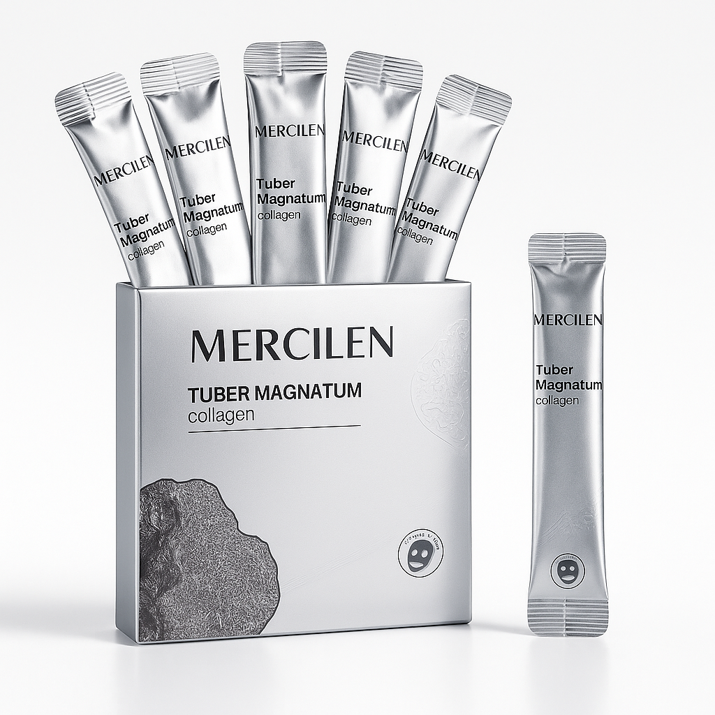 Mercilen – Ránctalanító éjszakai maszk fehér szarvasgombával (4 g x 20 db)