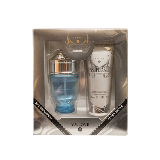 V.V. Love Insuperabile men's eau de parfum and aftershave gift set in box