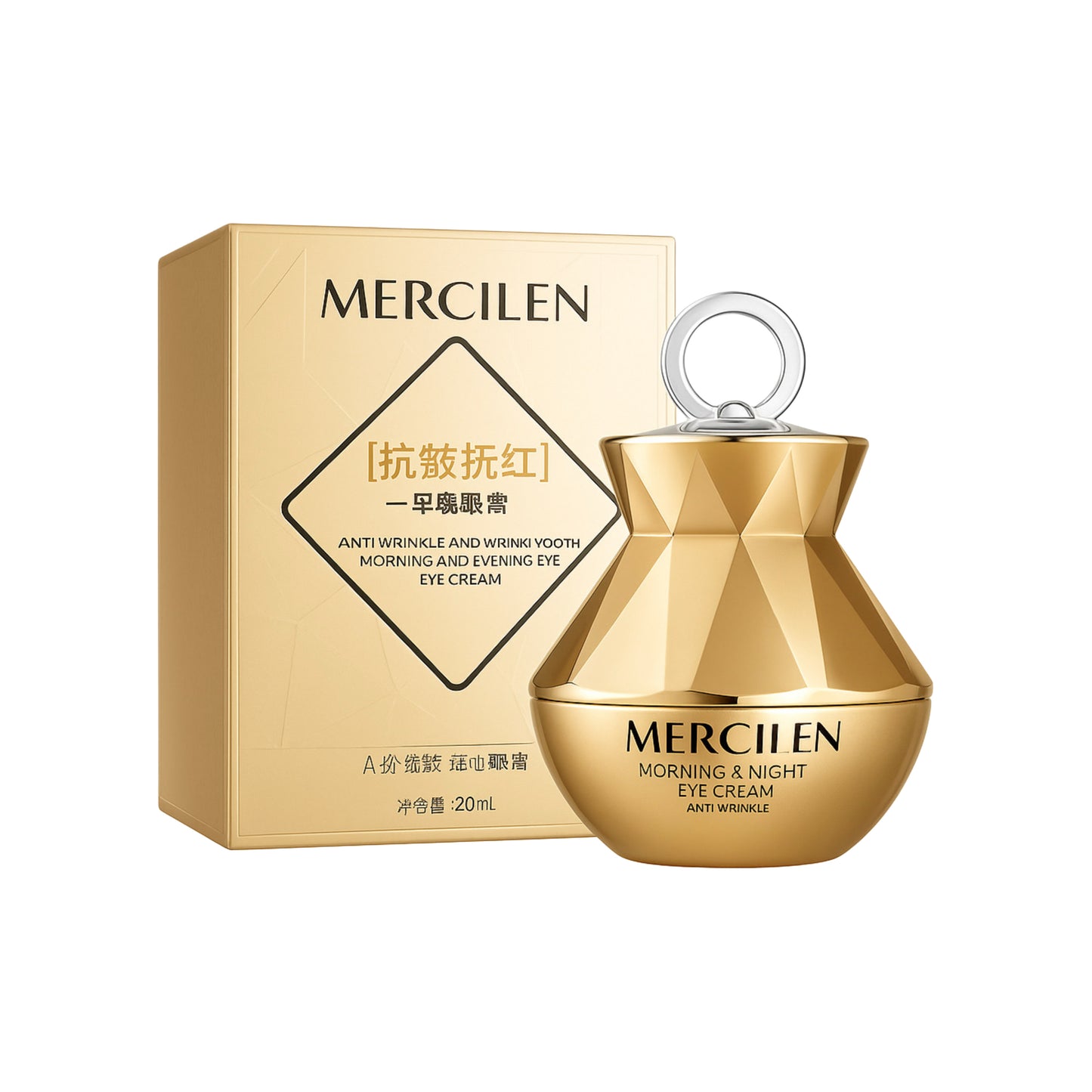 Mercilen Cremă contur ochi antirid de zi și de noapte (15 g + 15 g)