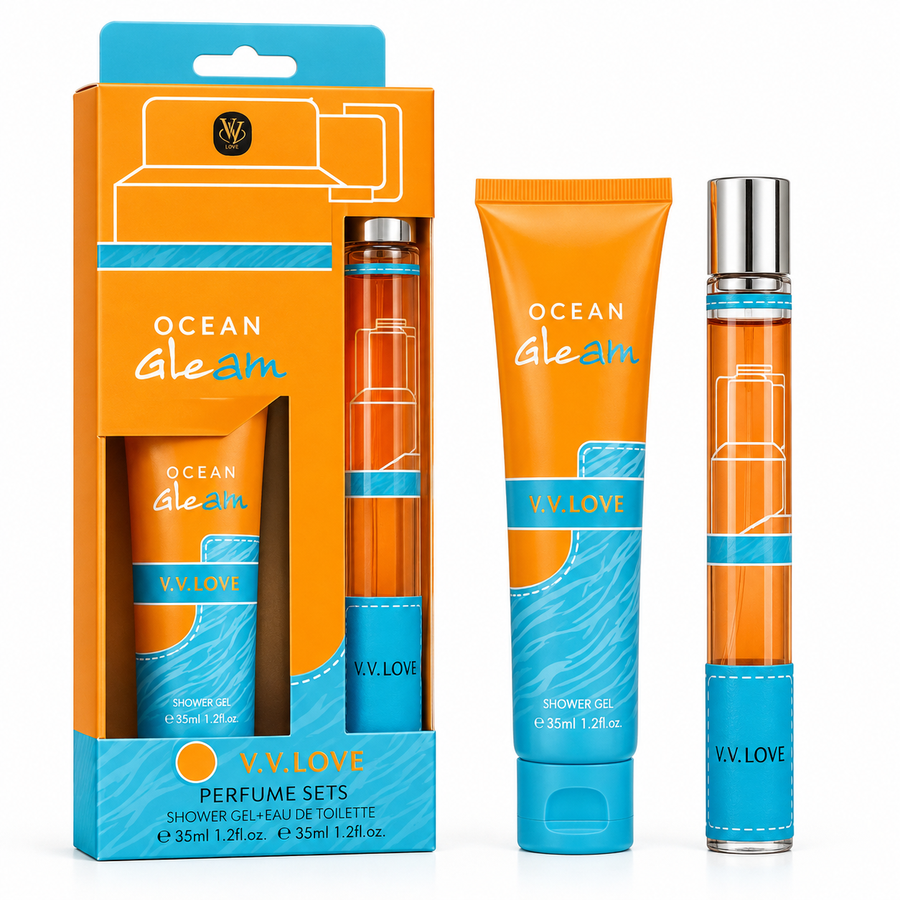 V.V. LOVE OCEAN GLEAM SET CADOU – EAU DE TOILETTE 35 ML + GEL DE DUȘ 35 ML