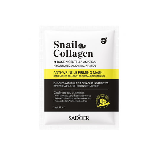 Sadoer – Mască facială cu secreție de melc și colagen, 25 ml