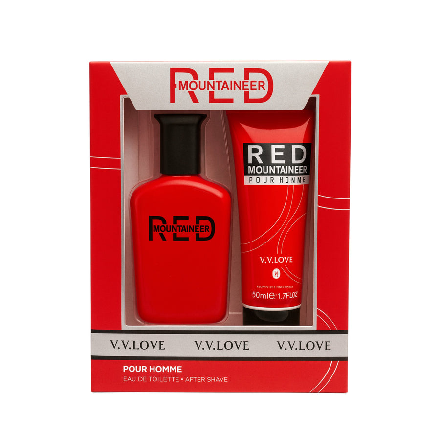 RED Mountaineer V.V. Love men’s cosmetic gift set, eau de toilette and after shave