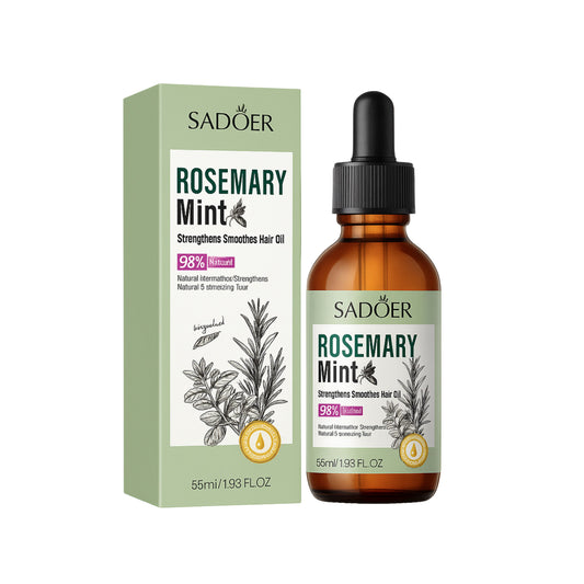 Sadoer – Ulei pentru păr cu rozmarin și mentă, 55 ml