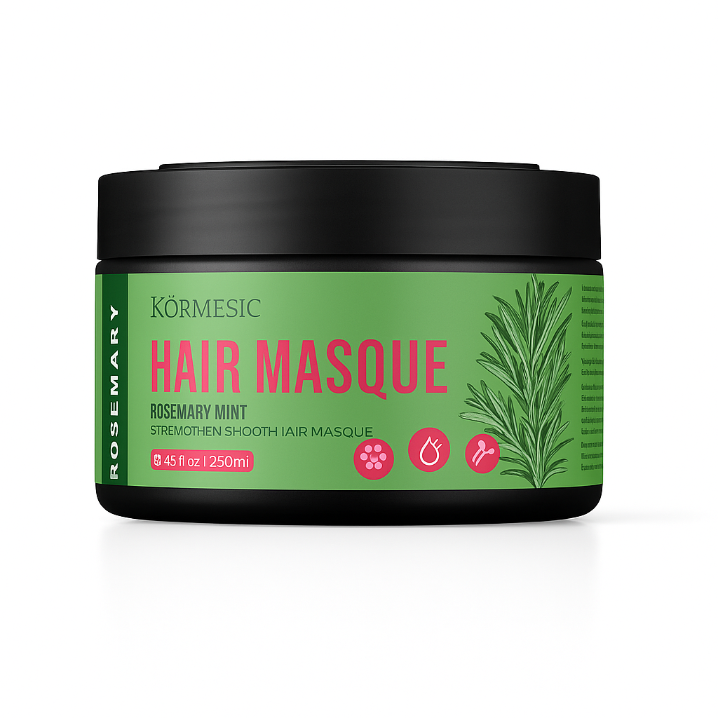 Kormesic – Mască de păr cu rozmarin și mentă, 250 ml