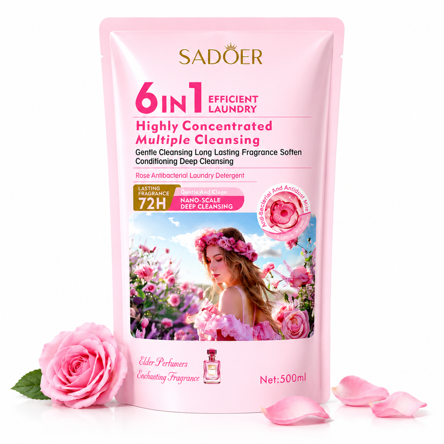 SADOER	DETERGENT LICHID PENTRU RUFE SADOER 6 ÎN 1 REZERVĂ 500 ML	SD49216