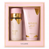 V.V.LOVE KISASS GIFT SET  Fragrance Mist 100ML + Fragrance Lotion 75ML.