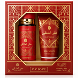V.V.LOVE VELVET EMBRACE GIFT SET Fragrance Mist 100ML + Body Lotion 75ML.