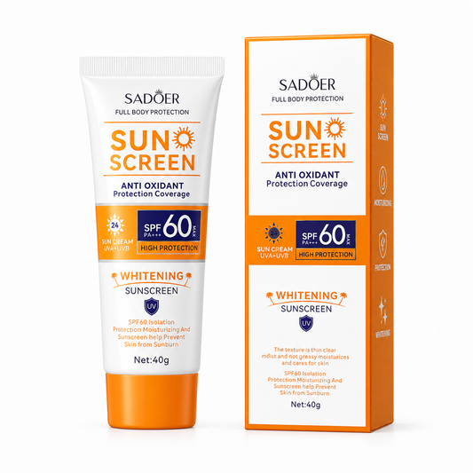 SADOER SUNSCREEN ANTI OXIDANT SPF 60+ 40g