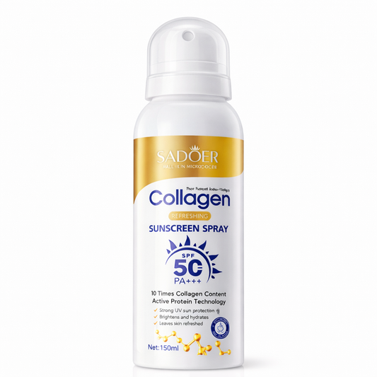 SPRAY DE PROTECȚIE SOLARĂ CU COLAGEN SADOER 150ml