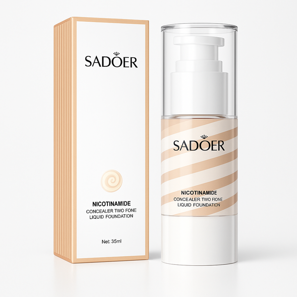 Sadoer alapozó niacinamiddal, természetes szín 35 ml 