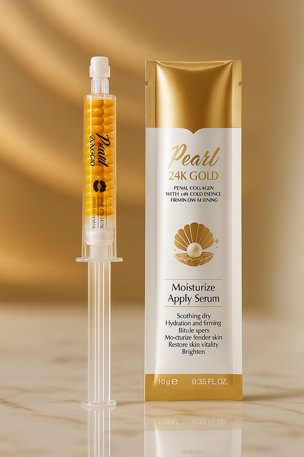 Sadoer Pearl 24K Gold Moisturize Apply ser facial 10g