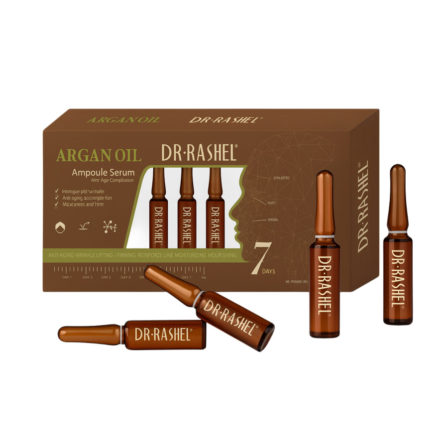 Dr. Rashel Ser facial cu ulei de argan în fiole (2 ml x 7 buc) DRL-1458