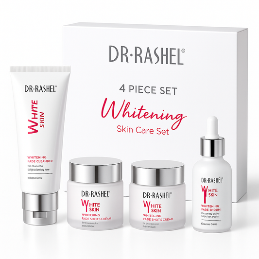 DR.RASHEL 4 piece whitening skin care set, cleanser, creams, and serum, IMPORT COSMETICE
