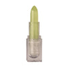 Yabaolian True Flower green jelly lipstick in transparent case on white background, import cosmetice
