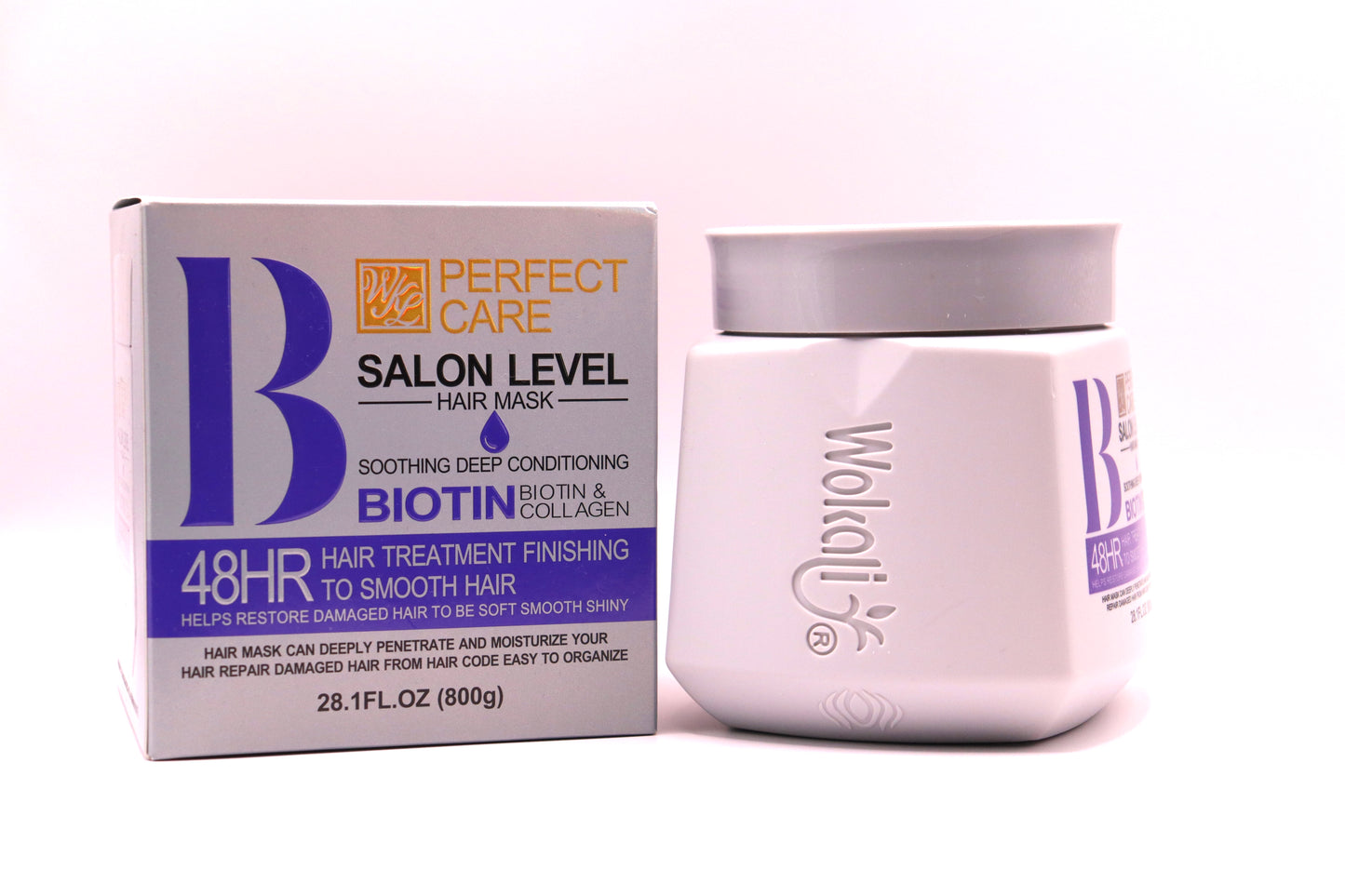Mască de păr cu Biotină și Colagen – 800g